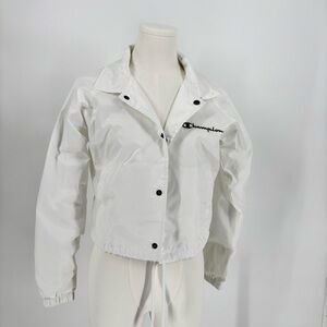 Champion Classic White Windbreaker